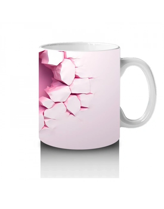 Çocuklara Sütü Sevdiren Kalp Çerçevesindeki Neşeli Tilki Kupa Bardak