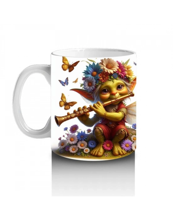 Çocuklara Sütü Sevdiren Kelebekli Çiçek Perisi Kupa Bardak