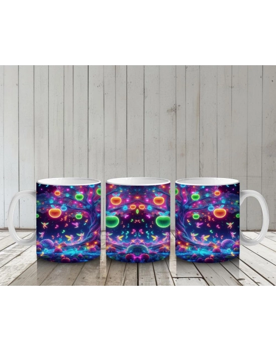 Çocuklara Sütü Sevdiren Kozmik Meyve Patlaması Kupa Bardak