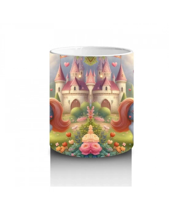 Çocuklara Sütü Sevdiren Kraliyet Atlı Macera Kupa Bardak