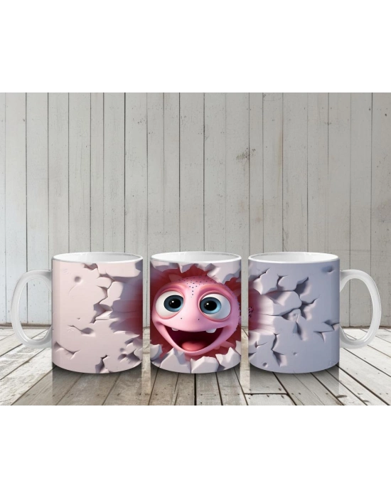 Çocuklara Sütü Sevdiren Meraklı Palyaço Balığı Kupa Bardak