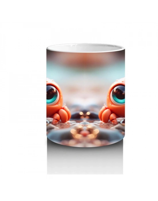 Çocuklara Sütü Sevdiren Mercan Resifi Yengeç Kupa Bardak