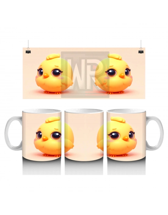 Çocuklara Sütü Sevdiren Minik Civciv Kupa Bardak