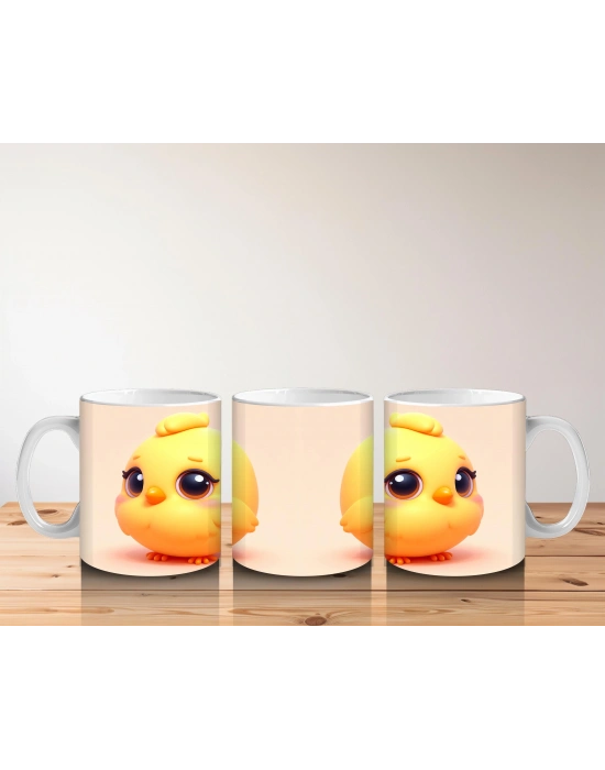 Çocuklara Sütü Sevdiren Minik Civciv Kupa Bardak