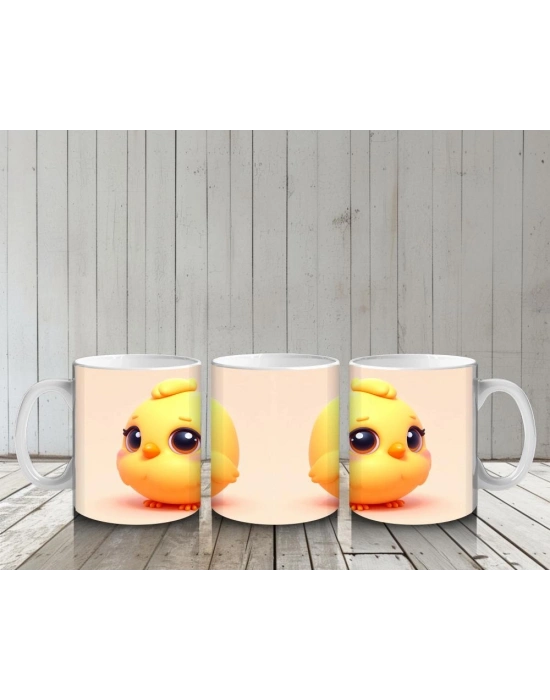 Çocuklara Sütü Sevdiren Minik Civciv Kupa Bardak