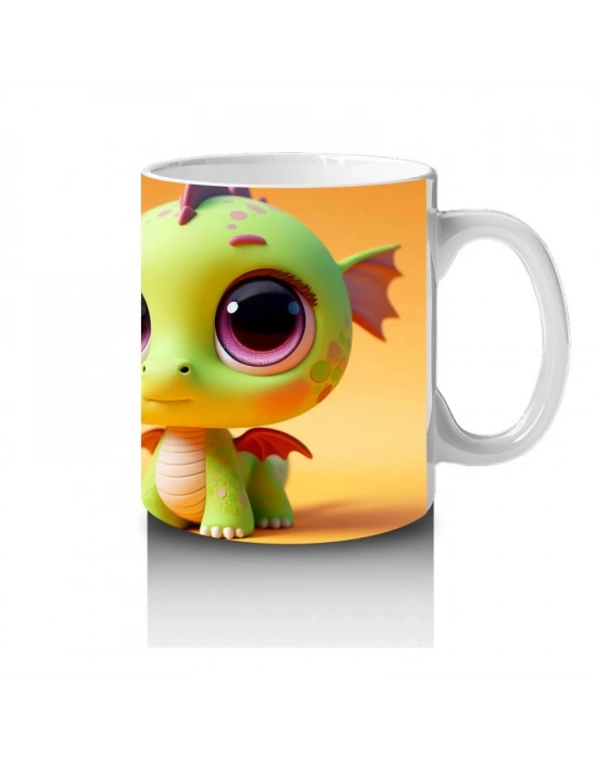 Çocuklara Sütü Sevdiren Minik Deniz Ejderhası Kupa Bardak