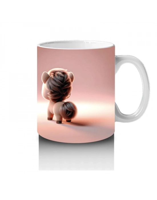 Çocuklara Sütü Sevdiren Minik Pony Kupa Bardak