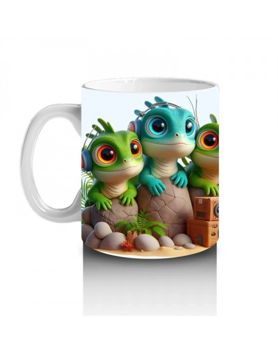 Çocuklara Sütü Sevdiren Müzikli Kuşlar Kupa Bardak