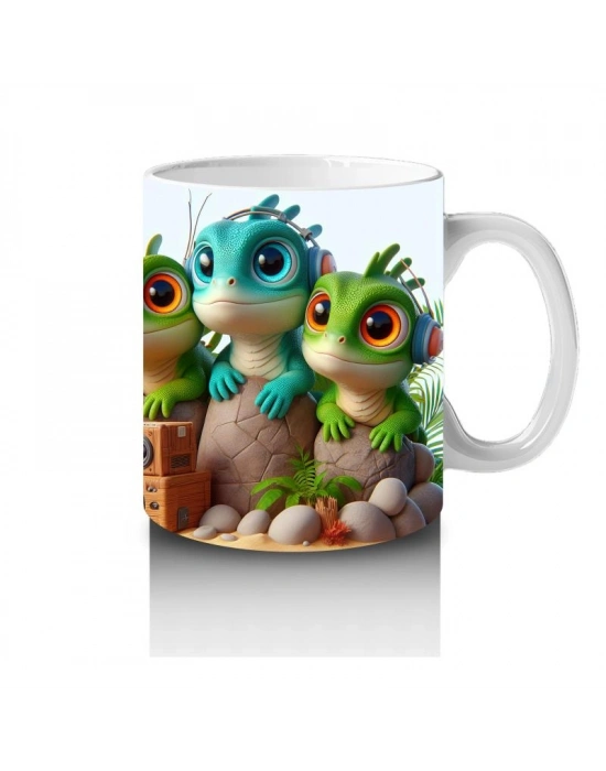 Çocuklara Sütü Sevdiren Müzikli Kuşlar Kupa Bardak