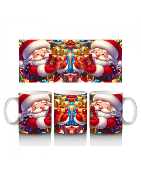 Çocuklara Sütü Sevdiren Noel Baba Hediyeleri Kupa Bardak