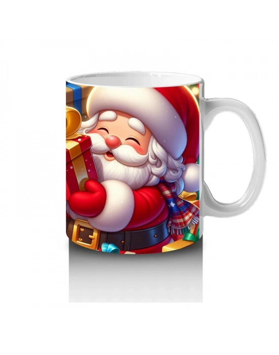 Çocuklara Sütü Sevdiren Noel Baba Hediyeleri Kupa Bardak