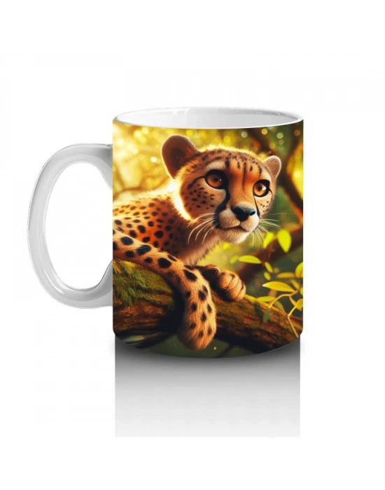 Çocuklara Sütü Sevdiren Ormanın Hızlı Çitaları Kupa Bardak