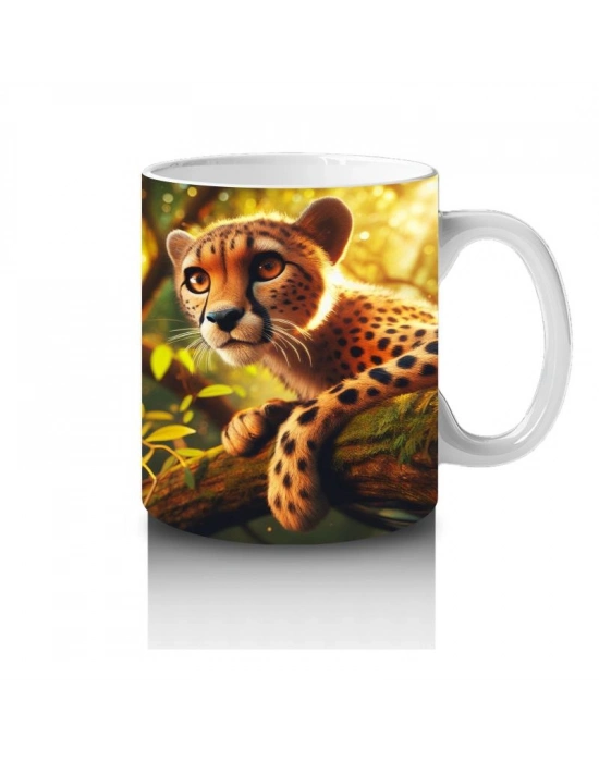 Çocuklara Sütü Sevdiren Ormanın Hızlı Çitaları Kupa Bardak