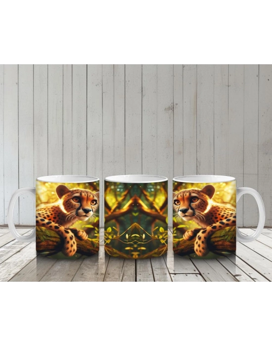 Çocuklara Sütü Sevdiren Ormanın Hızlı Çitaları Kupa Bardak