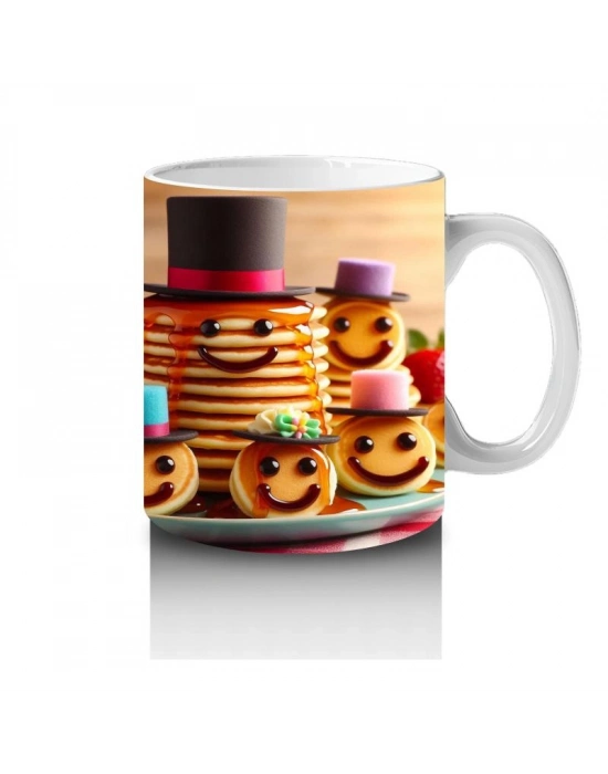 Çocuklara Sütü Sevdiren Pankek Karnavalı Kupa Bardak