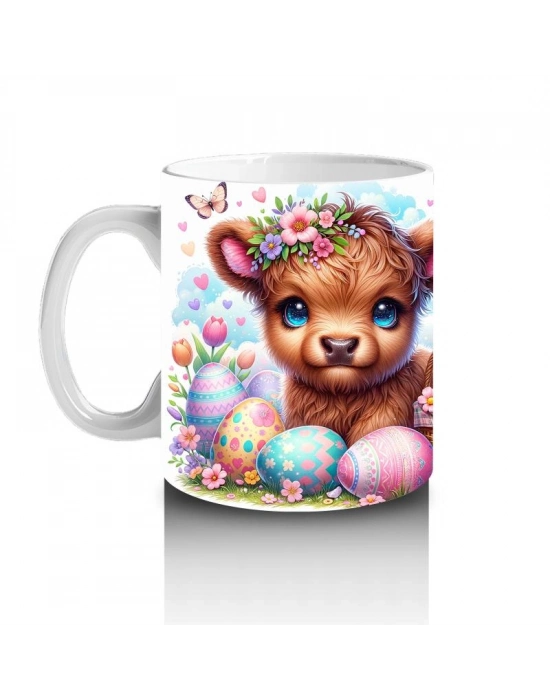 Çocuklara Sütü Sevdiren Paskalya Ceylan Yavrusu Kupa Bardak