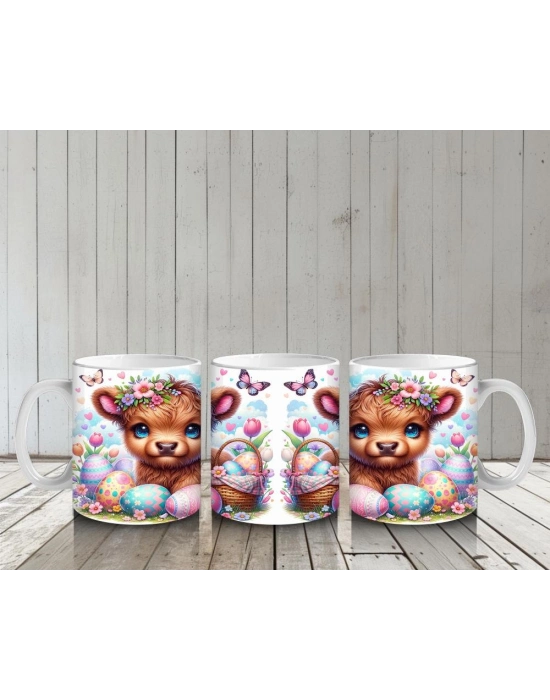 Çocuklara Sütü Sevdiren Paskalya Ceylan Yavrusu Kupa Bardak