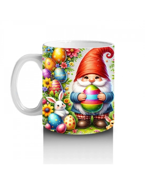 Çocuklara Sütü Sevdiren Paskalya Cücesi Kupa Bardak