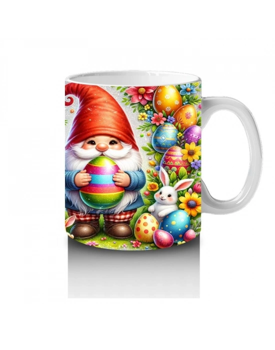 Çocuklara Sütü Sevdiren Paskalya Cücesi Kupa Bardak