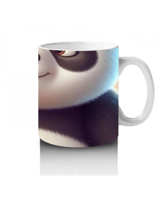 Çocuklara Sütü Sevdiren Pasta Keyfi Panda Kupa Bardak