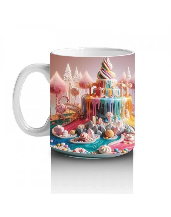 Çocuklara Sütü Sevdiren Rüya Tadındaki Dondurma Şelalesi Kupa Bardak