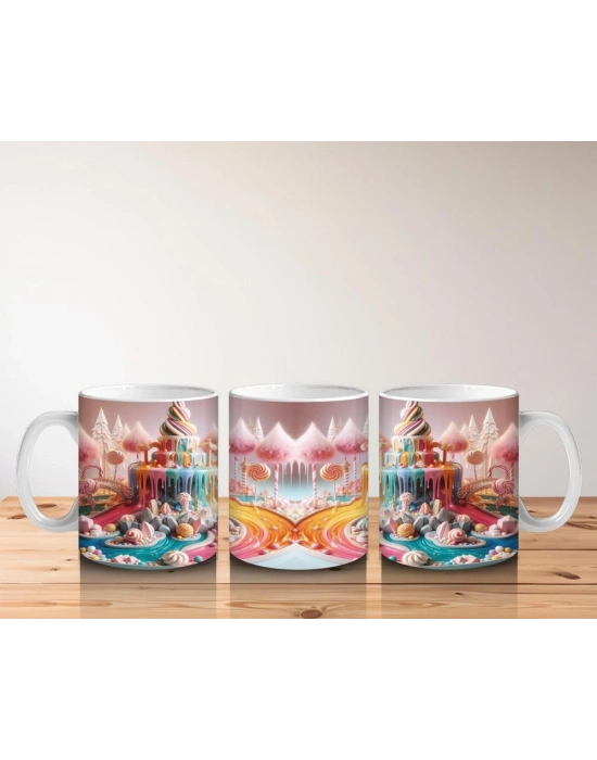 Çocuklara Sütü Sevdiren Rüya Tadındaki Dondurma Şelalesi Kupa Bardak