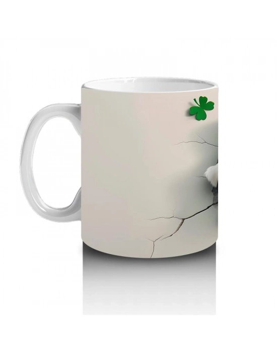 Çocuklara Sütü Sevdiren Şapkalı Yavru Köpek Kupa Bardak