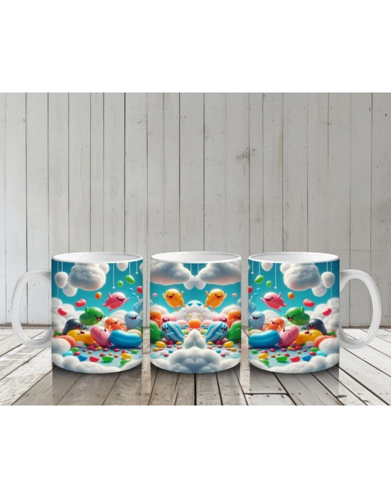 Çocuklara Sütü Sevdiren Şeker Bulut Festivali Kupa Bardak