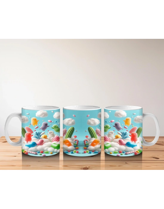 Çocuklara Sütü Sevdiren Şeker Bulut Macerası Kupa Bardak