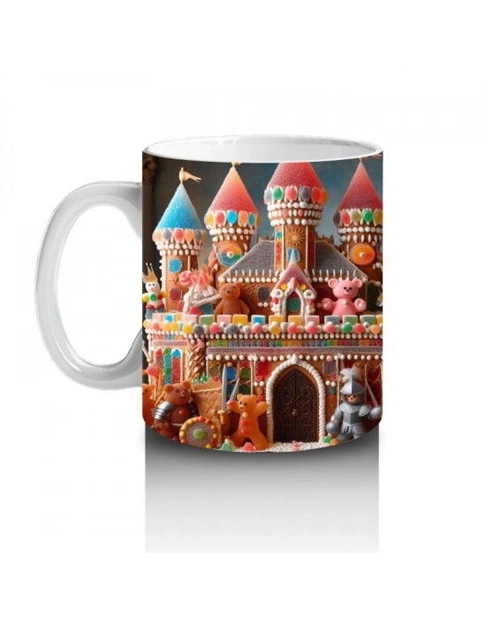 Çocuklara Sütü Sevdiren Şekerden Kale Karnavalı Kupa Bardak