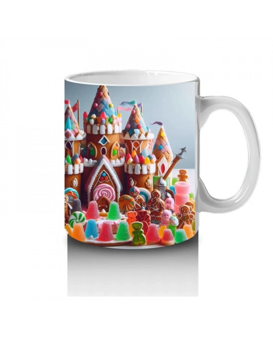 Çocuklara Sütü Sevdiren Şekerden Kale Karnavalı Kupa Bardak