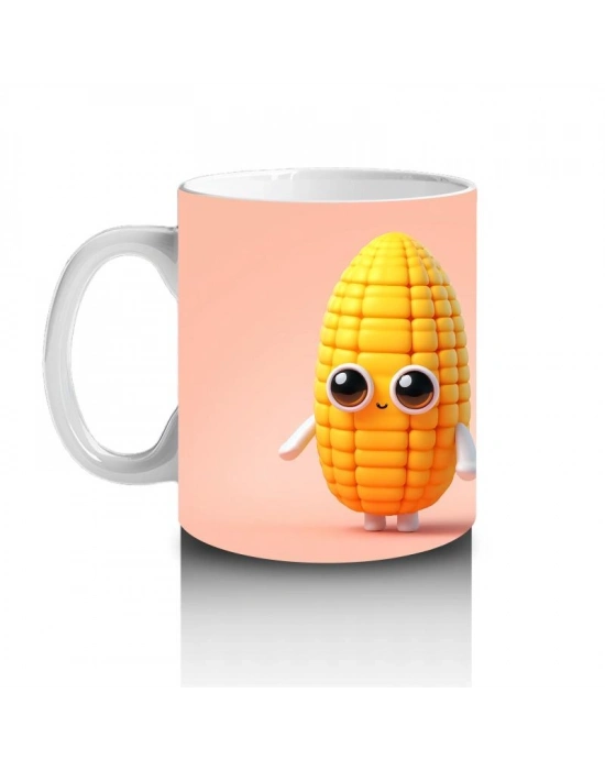 Çocuklara Sütü Sevdiren Sevimli Mısır Kahramanı Kupa Bardak