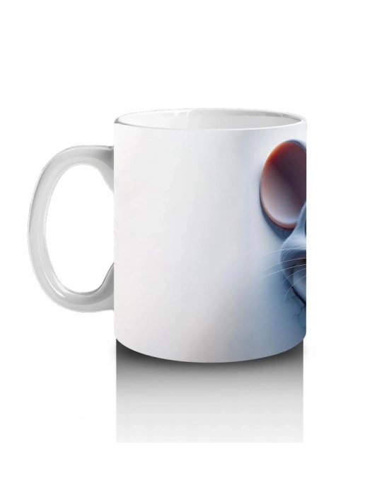 Çocuklara Sütü Sevdiren Şirin Tek Fare Kupa Bardak