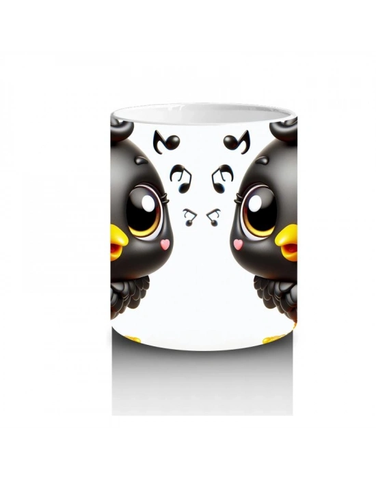 Çocuklara Sütü Sevdiren Tüylü Bulut Topu Kupa Bardak