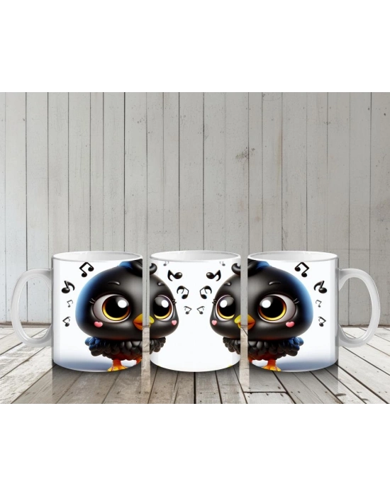 Çocuklara Sütü Sevdiren Tüylü Bulut Topu Kupa Bardak