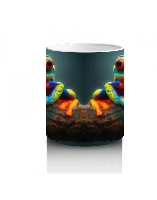 Çocuklara Sütü Sevdiren Zıplayan Kurbağa Kupa Bardak