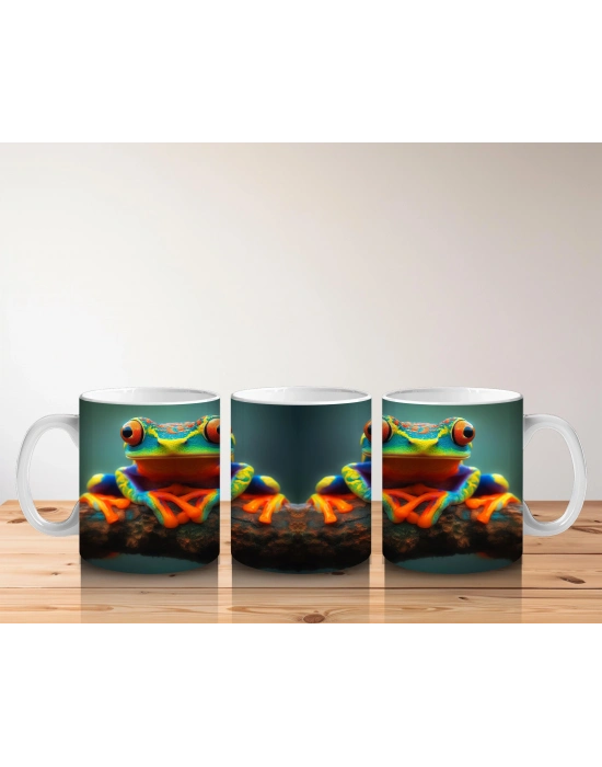 Çocuklara Sütü Sevdiren Zıplayan Kurbağa Kupa Bardak