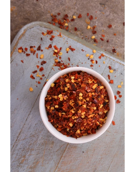 Çok Acı Hint Biberi Deluxe Seri Organik Lezzetli 200 Gr