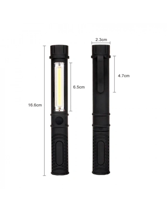 Çok Amaçlı Mıknatıslı Pilli El Feneri  Wt-1905