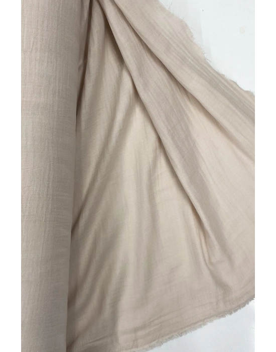 Çok Amaçlı Müslin Pamuklu Bebek Örtü ve Battaniye Kumaşı Müslin Bez Açık Pudra 33