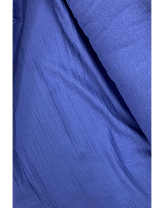 Çok Amaçlı Müslin Pamuklu Bebek Örtü ve Battaniye Kumaşı Müslin Bez İndigo 89