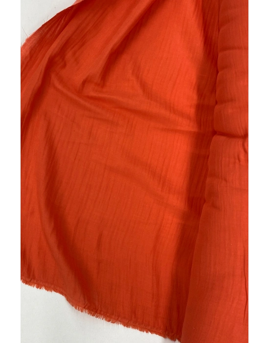 Çok Amaçlı Müslin Pamuklu Bebek Örtü ve Battaniye Kumaşı Müslin Bez Mercan 38