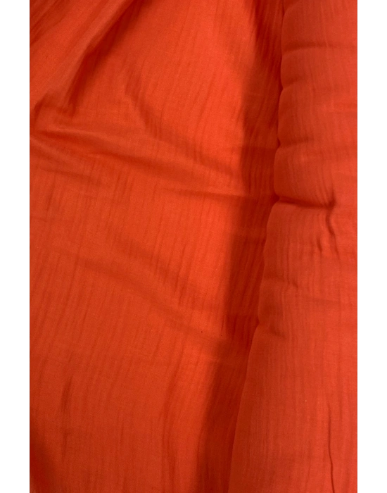 Çok Amaçlı Müslin Pamuklu Bebek Örtü ve Battaniye Kumaşı Müslin Bez Mercan 38