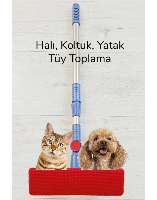 Çok Amaçlı Pratik Cam Temizleyici Kıl Tüy Toplayıcı Halı Kanepe Koltuk Temizleyici Döner Başlıklı