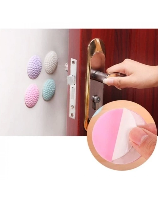 Çok Amaçlı Silikon Kapı Duvar Koruyucu Tampon - 4lü Paket