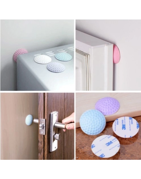 Çok Amaçlı Silikon Kapı Duvar Koruyucu Tampon - 4lü Paket