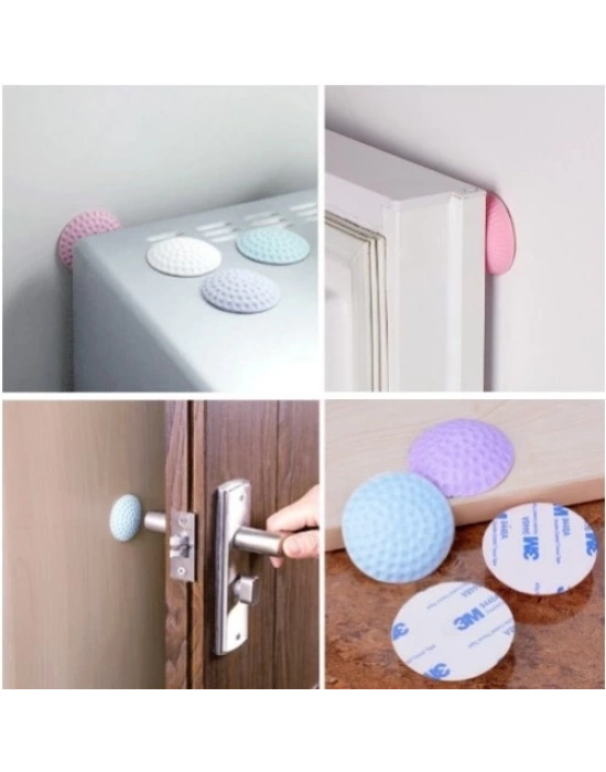 Çok Amaçlı Silikon Kapı Duvar Koruyucu Tampon - 4lü Paket