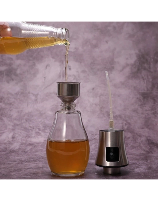 ®  Çok Amaçlı Spreyli Sızdırmaz Cam Şişe Yağdanlık Limon Sirke Sos Püskürtücü Dağıtıcı Sprey