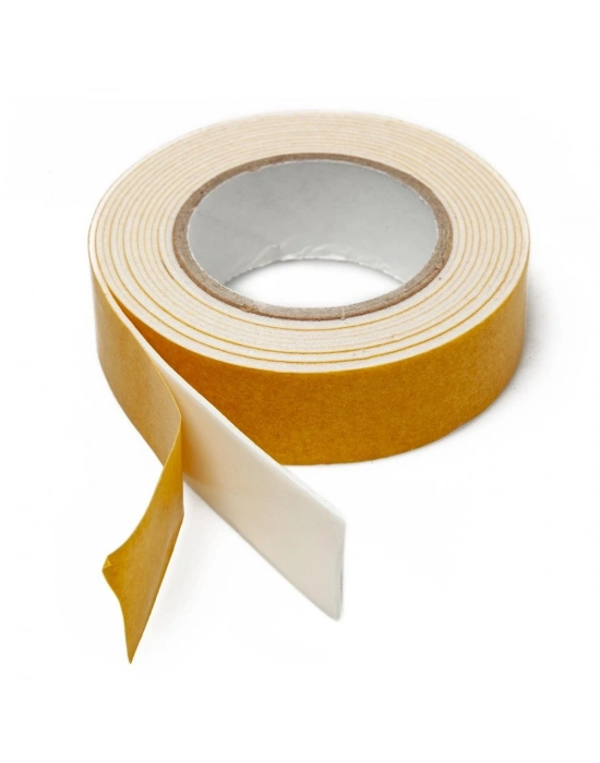 ®  Çok Amaçlı Tüm Yüzeylerde Kullanıma Uygun Beyaz Çift Taraflı Köpük Sünger Montaj Bant