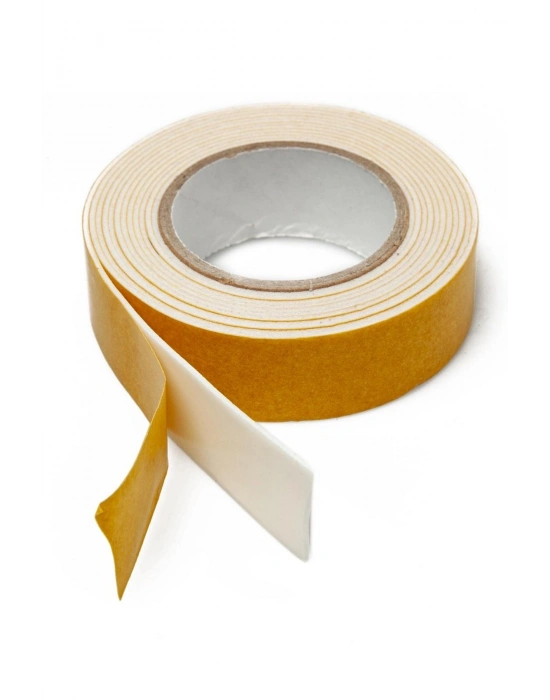 ®  Çok Amaçlı Tüm Yüzeylerde Kullanıma Uygun Beyaz Çift Taraflı Köpük Sünger Montaj Bant